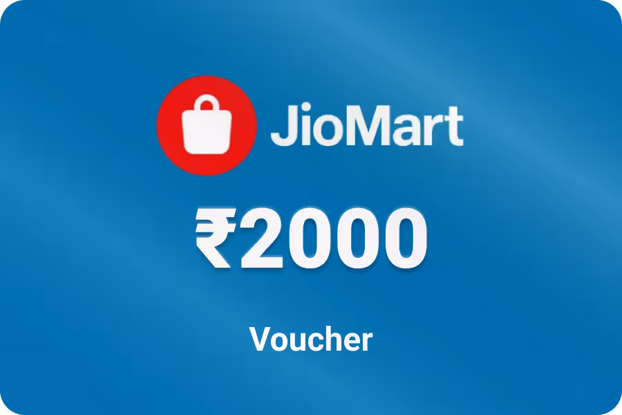 JioMart Gift Card — Up to 25% off, from ₹1500